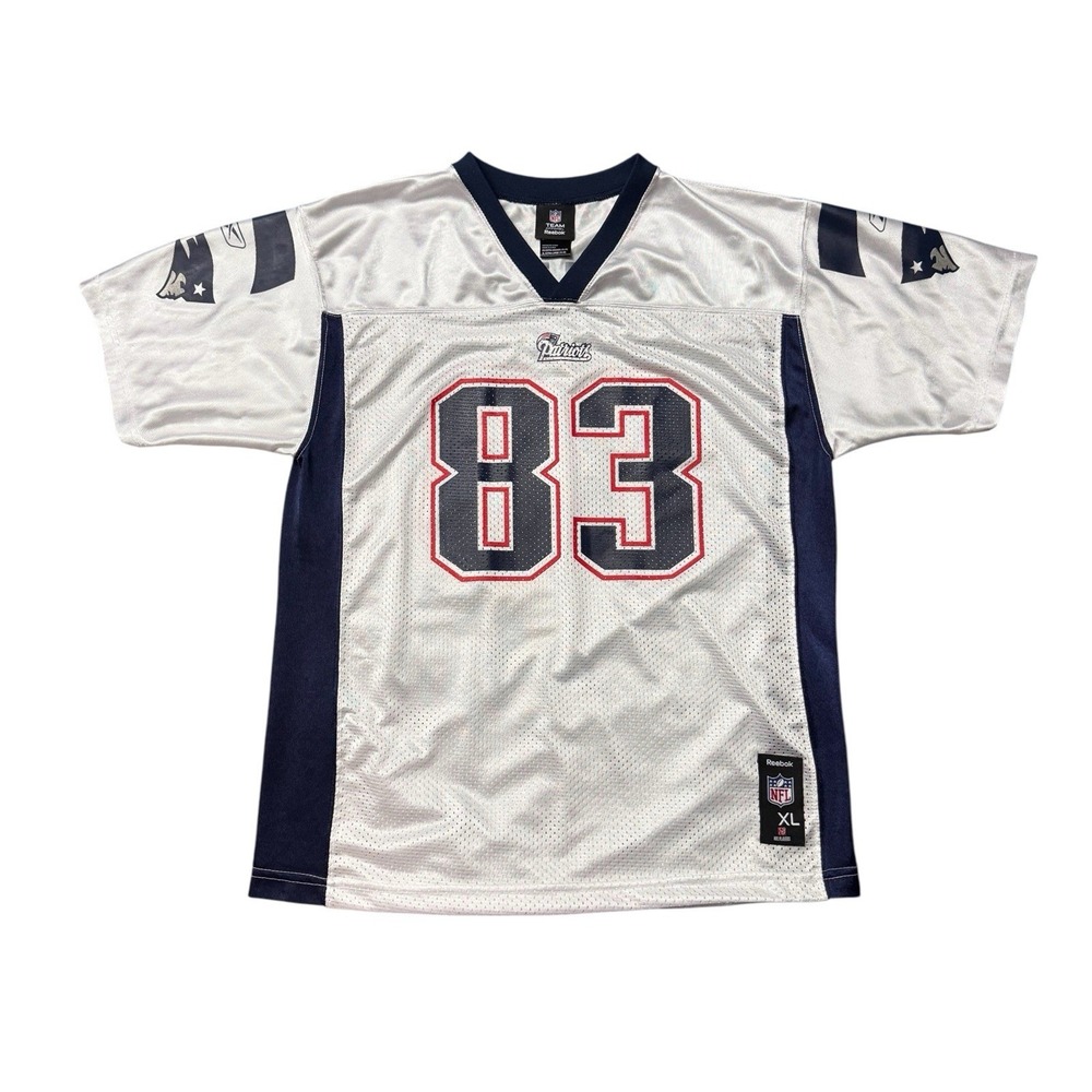 Youth XL Wes Welker #83 Patriots Jersey — Reebok NFL Team Apparel